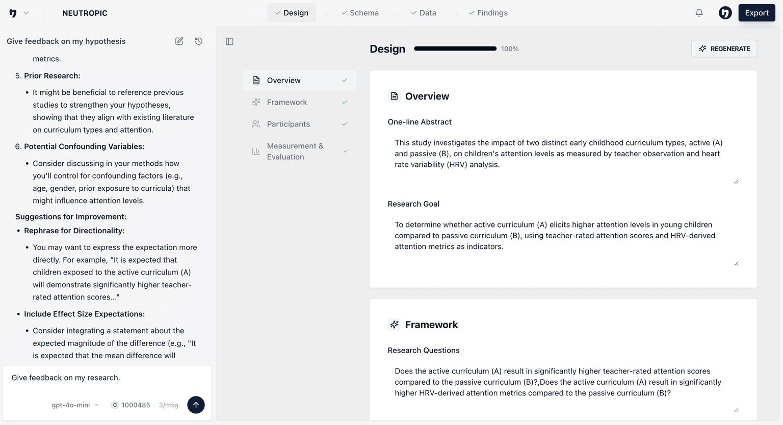 NEUTROPIC Dashboard